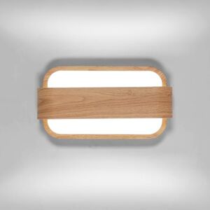 Osairous Comely Binnenwandlamp, 13W 1462LM LED Wandlamp, Modern Acryl Design Wandlamp, Houtkleur Muurverlichting voor Slaapkamer, Woonkamer, Gang, Wit Licht 6500K, 27CM Osairous Comely Binnenwandlamp, 13W 1462LM LED Wandlamp, Modern Acryl Design Wandlamp, Houtkleur Muurverlichting voor Slaapkamer, Woonkamer, Gang, Wit Licht 6500K, 27CM