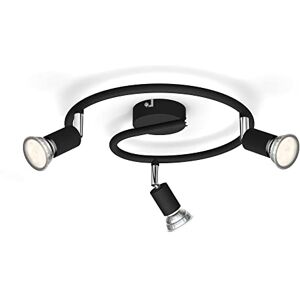 Philips Opbouwspot Limbali zwart 3 lichts 3x50W Philips Opbouwspot Limbali zwart 3 lichts 3x50W
