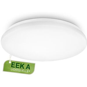 Briloner LED plafondlamp met neutraal witte lichtkleur, EEK A lichtbron, 12W, 2520lm, LED plafondlamp, woonkamerlamp, keukenlamp, plafondverlichting, ganglamp, 38 x 6,5 cm, wit Briloner LED plafondlamp met neutraal witte lichtkleur, EEK A lichtbron, 12W, 2520lm, LED plafondlamp, woonkamerlamp, keukenlamp, plafondverlichting, ganglamp, 38 x 6,5 cm, wit