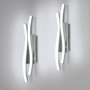 Comely stuks LED-binnenwandlamp, 14W 1575LM moderne binnenwandlamp, wandlamp voor woonkamer/slaapkamer, wit licht 6500K, zilver, 41cm Comely stuks LED-binnenwandlamp, 14W 1575LM moderne binnenwandlamp, wandlamp voor woonkamer/slaapkamer, wit licht 6500K, zilver, 41cm
