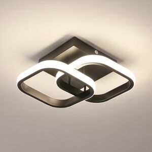 Osairous LED Plafondlamp Moderne, 22W 2550LM zwart LED Plafondlamp Zwart, Vierkante Plafondverlichting Acryl, Woonkamer Kroonluchter voor Slaapkamer Gang Keuken Badkamer, Neutraal Licht 4500K, 29CM Osairous LED Plafondlamp Moderne, 22W 2550LM zwart LED Plafondlamp Zwart, Vierkante Plafondverlichting Acryl, Woonkamer Kroonluchter voor Slaapkamer Gang Keuken Badkamer, Neutraal Licht 4500K, 29CM