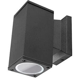VoltShine Zwarte unidirectionele wandlamp GU10, zonder lichtbron, ideaal voor de verlichting van ruimtes met een moderne en functionele stijl. VoltShine Zwarte unidirectionele wandlamp GU10, zonder lichtbron, ideaal voor de verlichting van ruimtes met een moderne en functionele stijl.