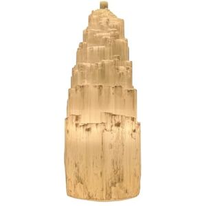 Selenite Dreams Verlichte seleniet kristal ijsberg, zonder voet, ca. 25 cm Selenite Dreams Verlichte seleniet kristal ijsberg, zonder voet, ca. 25 cm