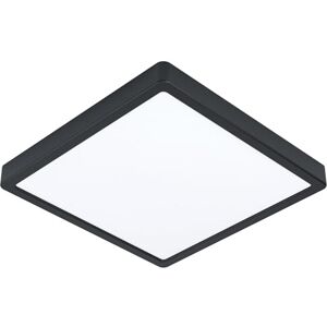 Eglo LED-Plafondlamp Fueva 5, L x B 28,5 cm, ledlamp voor badkamer, lamp plafond van zwart metaal, lichtvlak van wit kunststof, badkamerlamp neutraal wit, IP44 Eglo LED-Plafondlamp Fueva 5, L x B 28,5 cm, ledlamp voor badkamer, lamp plafond van zwart metaal, lichtvlak van wit kunststof, badkamerlamp neutraal wit, IP44