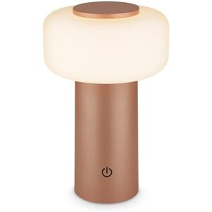 Briloner LED tafellamp draadloos IP44 met touch, dimbaar, oplaadbare batterij & lichtbron verwisselbaar, bedlamp, leeslamp, LED lamp, decoratieve lamp, oplaadbare batterij lamp, 13x20,6 cm, Koffie Briloner LED tafellamp draadloos IP44 met touch, dimbaar, oplaadbare batterij & lichtbron verwisselbaar, bedlamp, leeslamp, LED lamp, decoratieve lamp, oplaadbare batterij lamp, 13x20,6 cm, Koffie