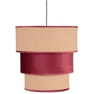 VoltShine Hanger met 3 lampenkappen, E27, kleur: wijnrood, afmetingen 37 cm, ideaal voor de verlichting en decoratie van moderne ruimtes. VoltShine Hanger met 3 lampenkappen, E27, kleur: wijnrood, afmetingen 37 cm, ideaal voor de verlichting en decoratie van moderne ruimtes.