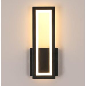 Osairous Comely Binnenwandlamp LED, 16W 2000LM Moderne Zwarte Acryl Wandlamp, Muurlamp 3000K Warm Wit voor Slaapkamer, Woonkamer, Gang, Trap, 32CM Osairous Comely Binnenwandlamp LED, 16W 2000LM Moderne Zwarte Acryl Wandlamp, Muurlamp 3000K Warm Wit voor Slaapkamer, Woonkamer, Gang, Trap, 32CM