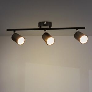 M Ledme Plafondlamp serie Black 3 spots GU10 voor droog gebruik binnenshuis IP20, lamp niet inbegrepen, geschikt voor badkamer, woonkamer, slaapkamer en keuken M Ledme Plafondlamp serie Black 3 spots GU10 voor droog gebruik binnenshuis IP20, lamp niet inbegrepen, geschikt voor badkamer, woonkamer, slaapkamer en keuken