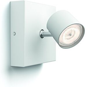 Philips Star opbouwspot 1-lichts Wit Dimbaar Draaibare spot -Geïntegreerde LED-lamp Metaal Philips Star opbouwspot 1-lichts Wit Dimbaar Draaibare spot -Geïntegreerde LED-lamp Metaal