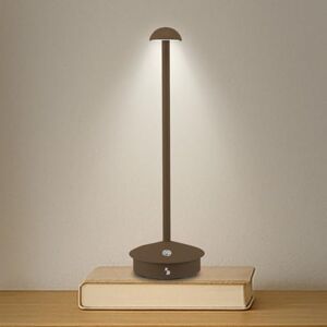 BEPER P207ILI155 Draadloze oplaadbare tafellamp, 3 kleurtinten, dimbaar, USB Type-C meegeleverd, draagbaar voor bureau, nachtkastje of tafel BEPER P207ILI155 Draadloze oplaadbare tafellamp, 3 kleurtinten, dimbaar, USB Type-C meegeleverd, draagbaar voor bureau, nachtkastje of tafel
