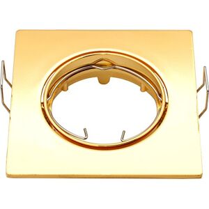 SeKi LED en halogeen inbouwframe zwenkbaar, goud (look), hoekig- geschikt voor GU10 en MR16 (GU5,3) SeKi LED en halogeen inbouwframe zwenkbaar, goud (look), hoekig- geschikt voor GU10 en MR16 (GU5,3)