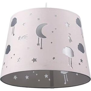 Relaxdays hanglamp kinderkamer roze, avondlucht, HxD: 119 x 27 cm, voor meisjes en jongens Relaxdays hanglamp kinderkamer roze, avondlucht, HxD: 119 x 27 cm, voor meisjes en jongens