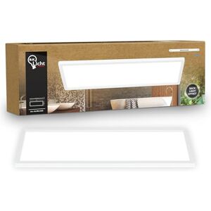 B.K.Licht LED Paneel plat met indirecte verlichting, neutraal wit licht, IP44 spatwaterdicht, plafondlamp, badkamerlamp, lampen plafond voor woon- en keukenruimtes, 58 x 20 x 3 cm, wit B.K.Licht LED Paneel plat met indirecte verlichting, neutraal wit licht, IP44 spatwaterdicht, plafondlamp, badkamerlamp, lampen plafond voor woon- en keukenruimtes, 58 x 20 x 3 cm, wit