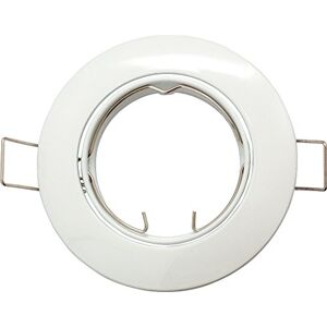 SeKi LED- en halogeen inbouwframe draaibaar wit rond incl. GU10 fitting, ook geschikt voor MR16 (GU5,3) SeKi LED- en halogeen inbouwframe draaibaar wit rond incl. GU10 fitting, ook geschikt voor MR16 (GU5,3)