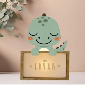 WONDEE Gepersonaliseerde lamp met naam, nachtlampje voor kinderen, dinosaurus, cadeau voor pasgeborenen jongens en meisjes, doopcadeau voor jongens en meisjes, gepersonaliseerde cadeaus voor jongens WONDEE Gepersonaliseerde lamp met naam, nachtlampje voor kinderen, dinosaurus, cadeau voor pasgeborenen jongens en meisjes, doopcadeau voor jongens en meisjes, gepersonaliseerde cadeaus voor jongens