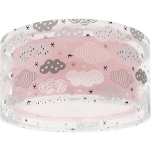 Dalber Kinderplafondlamp met wolkjes, roze wolk, kinderplafondlamp, 41416MS, E27-2 x 15W Dalber Kinderplafondlamp met wolkjes, roze wolk, kinderplafondlamp, 41416MS, E27-2 x 15W