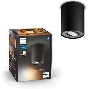 Philips Pillar spot single spot zwart met dimmer switch Philips Pillar spot single spot zwart met dimmer switch