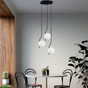 Opviq Elegante zwarte kroonluchter, metalen body, verstelbare hoogte 65-110 cm, diameter 15 cm, 3 x E14 Max 40W, perfect voor moderne woonruimtes, IP20 rated Opviq Elegante zwarte kroonluchter, metalen body, verstelbare hoogte 65-110 cm, diameter 15 cm, 3 x E14 Max 40W, perfect voor moderne woonruimtes, IP20 rated