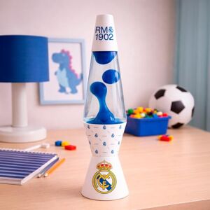 WONDEE Lavalamp Real Madrid, hypnotische kamerdecoratie en stressvermindering voor voetballiefhebbers, origineel en officieel Real Madrid, cadeau voor kinderen en volwassenen WONDEE Lavalamp Real Madrid, hypnotische kamerdecoratie en stressvermindering voor voetballiefhebbers, origineel en officieel Real Madrid, cadeau voor kinderen en volwassenen
