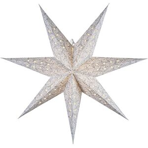 Best Season Star 501-15, papieren ster "Dazzling", 7 puntig, papier, wit, 2,7 x 11,5 x 11 cm Best Season Star 501-15, papieren ster "Dazzling", 7 puntig, papier, wit, 2,7 x 11,5 x 11 cm