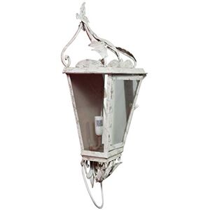 Biscottini Industriële geëlektrificeerde hanglamp L28,5xPR16,5xH61,5 Moderne kroonluchter kroonluchter van ijzer in antiek wit Biscottini Industriële geëlektrificeerde hanglamp L28,5xPR16,5xH61,5 Moderne kroonluchter kroonluchter van ijzer in antiek wit