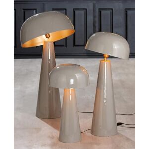 AlexandreHouse Vloerlamp, Mushroom, Metal, Grijs, PU 1, H. 95 cm, D. 51 cm AlexandreHouse Vloerlamp, Mushroom, Metal, Grijs, PU 1, H. 95 cm, D. 51 cm