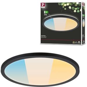 Paulmann 71276 LED Panel Atria Shine IP44 rond 298mm 14,8W 2250lm 3000-6500K Zwart Paulmann 71276 LED Panel Atria Shine IP44 rond 298mm 14,8W 2250lm 3000-6500K Zwart