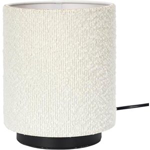 HOME DECO FACTORY , LA0089, Table lamp with looped shade, elegant and modern design, soft and warm lighting, ideal for living room or bedroom, easy to maintain, Black and White, 30 cm HOME DECO FACTORY , LA0089, Table lamp with looped shade, elegant and modern design, soft and warm lighting, ideal for living room or bedroom, easy to maintain, Black and White, 30 cm