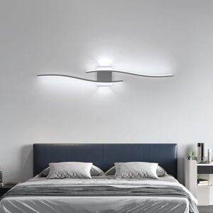 Comely Indoor LED Wall Light, Long Line 27 W 3000LM Moderne Aluminium LED Wandlamp, Up Down Wandlamp voor Woonkamer, Slaapkamer. Gangen, Trappen, Koel Wit 6500K, Wit Comely Indoor LED Wall Light, Long Line 27 W 3000LM Moderne Aluminium LED Wandlamp, Up Down Wandlamp voor Woonkamer, Slaapkamer. Gangen, Trappen, Koel Wit 6500K, Wit