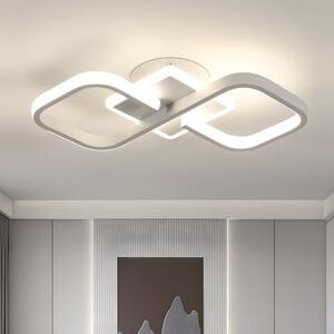 Comely LED Plafondlamp, 36W Moderne Vierkante Plafondlamp Wit, LED Acryl Kroonluchter voor Woonkamer Keuken Studio Kantoor Slaapkamer Gang, Natuurlijk Licht 4500K Comely LED Plafondlamp, 36W Moderne Vierkante Plafondlamp Wit, LED Acryl Kroonluchter voor Woonkamer Keuken Studio Kantoor Slaapkamer Gang, Natuurlijk Licht 4500K