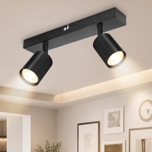 Dehobo plafondlamp, schijnwerper, plafondbalk in mat zwart, plafondverlichting schijnwerper met GU10-aansluiting industrieel 3-voudig licht plafond binnenspot voor keuken woonkamer slaapkamer eetkamer Dehobo plafondlamp, schijnwerper, plafondbalk in mat zwart, plafondverlichting schijnwerper met GU10-aansluiting industrieel 3-voudig licht plafond binnenspot voor keuken woonkamer slaapkamer eetkamer