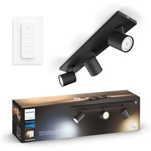Philips White Ambiance Runner 1 Spot Wit, incl. 1x5W GU10 LED-lamp + dimmer, dimbaar, alle tinten wit, bedienbaar via app, compatibel met Amazon Alexa, nieuwe generatie Philips White Ambiance Runner 1 Spot Wit, incl. 1x5W GU10 LED-lamp + dimmer, dimbaar, alle tinten wit, bedienbaar via app, compatibel met Amazon Alexa, nieuwe generatie