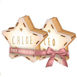 WONDEE Set van 2 kleine gepersonaliseerde lampen met naam – nachtlampje voor kinderen, cadeau voor pasgeborenen jongens en meisjes, doopcadeau voor jongens en meisjes, gepersonaliseerde cadeau-ideeën WONDEE Set van 2 kleine gepersonaliseerde lampen met naam – nachtlampje voor kinderen, cadeau voor pasgeborenen jongens en meisjes, doopcadeau voor jongens en meisjes, gepersonaliseerde cadeau-ideeën