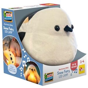 Liscianigiochi Lisciani Montessori Baby Snow Fairy LED Knuffel Nachtlampje voor Kinderen van 1 tot 4 Jaar Zacht Licht met Klassieke Melodieën en Natuurgeluiden Wasbare Knuffellamp met Uitneembare Module Liscianigiochi Lisciani Montessori Baby Snow Fairy LED Knuffel Nachtlampje voor Kinderen van 1 tot 4 Jaar Zacht Licht met Klassieke Melodieën en Natuurgeluiden Wasbare Knuffellamp met Uitneembare Module
