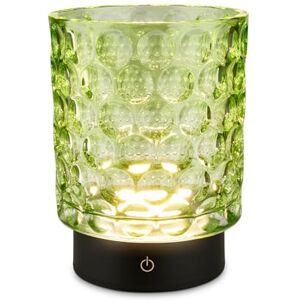 Briloner LED tafellamp snoerloos IP44 met glazen behuizing, touchdimbaar in stappen, oplaadbare batterij & lichtbron verwisselbaar, kinderkamer, 15x11 cm, groen Briloner LED tafellamp snoerloos IP44 met glazen behuizing, touchdimbaar in stappen, oplaadbare batterij & lichtbron verwisselbaar, kinderkamer, 15x11 cm, groen