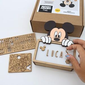 WONDEE Disney Lamp voor kinderen, personaliseerbaar met naam met letters en tekeningen, om thuis met de familie te personaliseren, nachtlampje voor kinderen, Mickey Mouse, cadeau-ideeën voor WONDEE Disney Lamp voor kinderen, personaliseerbaar met naam met letters en tekeningen, om thuis met de familie te personaliseren, nachtlampje voor kinderen, Mickey Mouse, cadeau-ideeën voor