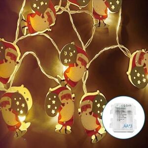 Levitantes Led-lichtsnoer met 3 AA-batterijen, warmwit, 3 m, ideaal voor kerstdecoratie en feestelijke sfeer. Levitantes Led-lichtsnoer met 3 AA-batterijen, warmwit, 3 m, ideaal voor kerstdecoratie en feestelijke sfeer.