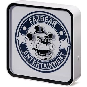 Numskull Officiële Five Nights at Freddy's bureaulamp met acryl-logo, voor slaapkamer, kantoor, thuis, studie, werk, officiële FNAF-merchandise Numskull Officiële Five Nights at Freddy's bureaulamp met acryl-logo, voor slaapkamer, kantoor, thuis, studie, werk, officiële FNAF-merchandise
