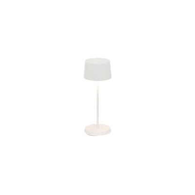 Zafferano , Olivia Micro Lamp, Snoerloze, Oplaadbare Tafellamp met Touch Control, voor Binnen en Buiten, Dimmer, 2200-3000 K, Hoogte 20 cm, Kleur Wit Zafferano , Olivia Micro Lamp, Snoerloze, Oplaadbare Tafellamp met Touch Control, voor Binnen en Buiten, Dimmer, 2200-3000 K, Hoogte 20 cm, Kleur Wit