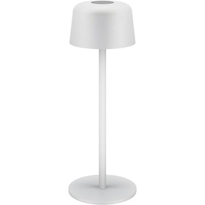 goobay Draadloze led-tafellamp 25 cm, 3 helderheidsniveaus, touch-bediening, 150 lm, 3000 K, warmwit, batterijduur tot 12 uur, IP44, metalen behuizing, incl. USB-C-oplaadkabel wit, 77676 goobay Draadloze led-tafellamp 25 cm, 3 helderheidsniveaus, touch-bediening, 150 lm, 3000 K, warmwit, batterijduur tot 12 uur, IP44, metalen behuizing, incl. USB-C-oplaadkabel wit, 77676