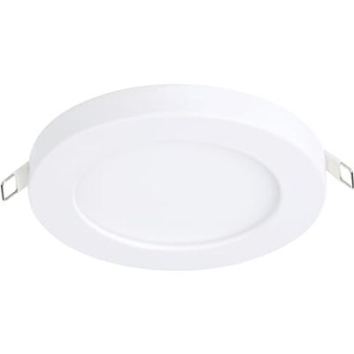 Eglo LED inbouwspot Fueva Flex, ronde inbouw lamp spot van wit aluminium en kunststoff, plafondlamp warm wit, plafond spotje Ø 11,7 cm Eglo LED inbouwspot Fueva Flex, ronde inbouw lamp spot van wit aluminium en kunststoff, plafondlamp warm wit, plafond spotje Ø 11,7 cm