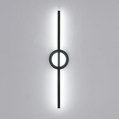 Comely Interne led-wandlamp, modern zwart 13 W lange strip wandlamp, lamp voor slaapkamer woonkamer ladder, wit licht 6500 K, 58 x 12 x 5,5 cm Comely Interne led-wandlamp, modern zwart 13 W lange strip wandlamp, lamp voor slaapkamer woonkamer ladder, wit licht 6500 K, 58 x 12 x 5,5 cm