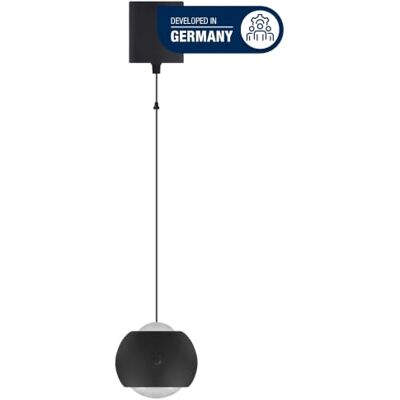 REV Batterij hanglamp dimbaar, in hoogte verstelbaar 20-155cm, zwart 120 lumen, 3 dimstanden, draadloos dankzij batterijvoeding, ideaal voor woonkamer, eettafel, slaapkamer of als nachtlampje REV Batterij hanglamp dimbaar, in hoogte verstelbaar 20-155cm, zwart 120 lumen, 3 dimstanden, draadloos dankzij batterijvoeding, ideaal voor woonkamer, eettafel, slaapkamer of als nachtlampje