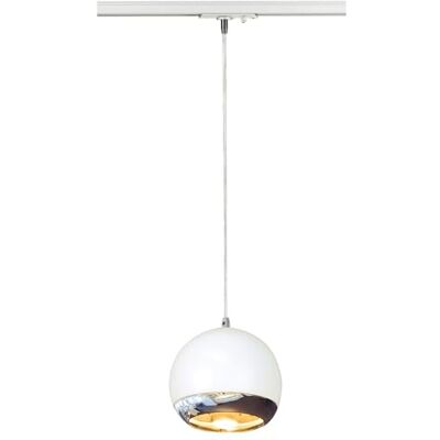 SLV 1-fasesysteem Spot LIGHT EYE/spot, led-spot, plafondspot, plafondarmatuur, railsysteem, binnenverlichting/GU10 75 W wit SLV 1-fasesysteem Spot LIGHT EYE/spot, led-spot, plafondspot, plafondarmatuur, railsysteem, binnenverlichting/GU10 75 W wit