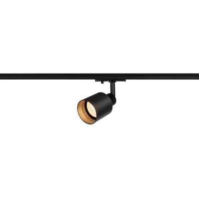 SLV 1-fasesysteemspot PURI TRACK SPOT/spot, ledspot, plafondspot, plafondarmatuur, railsysteem, binnenverlichting / GU10 10 W zwart SLV 1-fasesysteemspot PURI TRACK SPOT/spot, ledspot, plafondspot, plafondarmatuur, railsysteem, binnenverlichting / GU10 10 W zwart