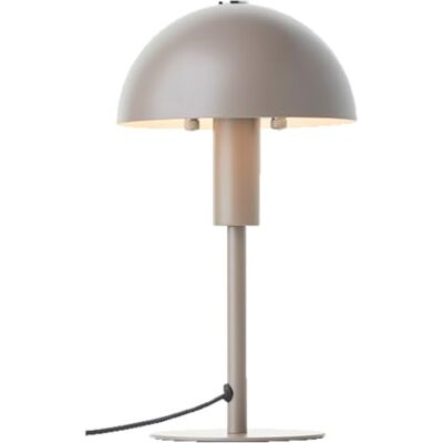 Lightbox paddenstoel tafellamp 27 cm hoog, Ø 15 cm bureaulamp voor Paddestoel design tafellamp, H 27 cm, Ø 15 cm, E14 fitting, metaal, taupe Lightbox paddenstoel tafellamp 27 cm hoog, Ø 15 cm bureaulamp voor Paddestoel design tafellamp, H 27 cm, Ø 15 cm, E14 fitting, metaal, taupe