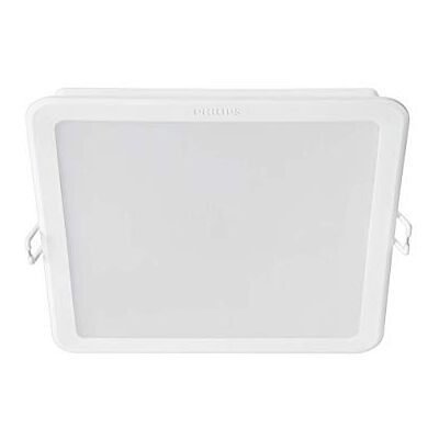 Philips MyLiving Meson inbouwspot, vierkant, 13 W, warm wit (3000K), wit Philips MyLiving Meson inbouwspot, vierkant, 13 W, warm wit (3000K), wit