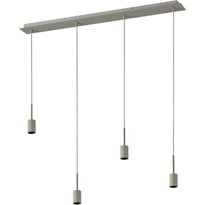 OSRAM Decor hanglamp Needle Linear 4xE27, beige, staal, geschikt voor decoratieve lampen, IP20 OSRAM Decor hanglamp Needle Linear 4xE27, beige, staal, geschikt voor decoratieve lampen, IP20