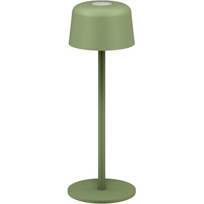 goobay Draadloze led-tafellamp 25 cm, 3 helderheidsniveaus, touch-bediening, 150 lm, 3000 K, warmwit, batterijduur tot 12 uur, IP44, metalen behuizing, incl. USB-C-oplaadkabel groen, 77677 goobay Draadloze led-tafellamp 25 cm, 3 helderheidsniveaus, touch-bediening, 150 lm, 3000 K, warmwit, batterijduur tot 12 uur, IP44, metalen behuizing, incl. USB-C-oplaadkabel groen, 77677