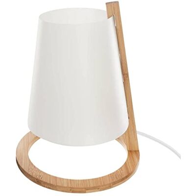 ATMOSPHERA CREATEUR D'INTERIEUR Bamboe lamp E14 40 W H. 26 cm Wit ATMOSPHERA CREATEUR D'INTERIEUR Bamboe lamp E14 40 W H. 26 cm Wit